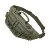 Waist Bag Lightweight Water Proof Oxford Cloth Sling Bag with Adjustable Strap for Outdoor Hiking Running Green