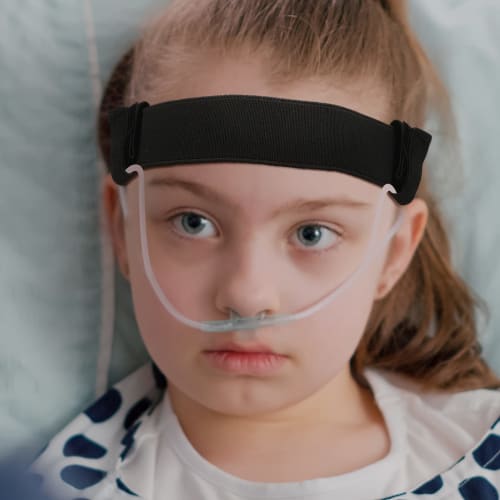 2-Piece Nasal Oxygen Cannula Ear Protector, Cannula Headband, Adjustable Oxygen Tube Ear Protector, Nasal Cannula Holder, Soft Nasal Oxygen Tube Clip