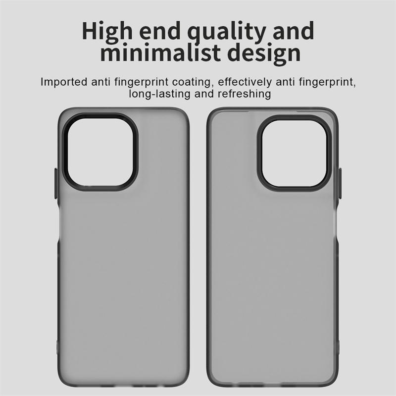 Anti-Drop Candy Color Case For Motorola Moto G56 Matte PC Transparent Back Case Moto G56 G66j G66y G86 Cover For Moto G56 Case