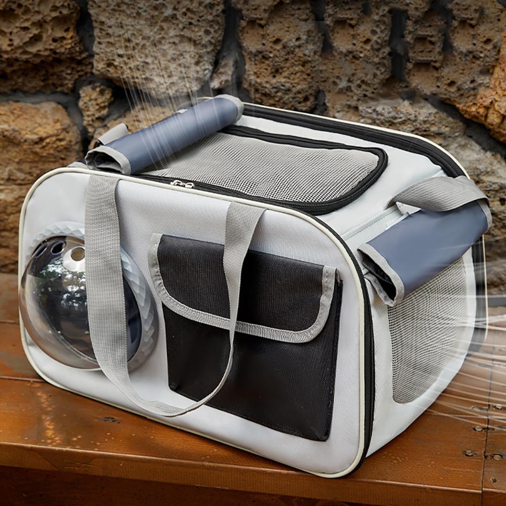 Travel Pet Cat Bag Foldable Breathable Transparent  Portable Cat Carrier Bag Outdoor Travel Backpack for Cats Pet Supplies