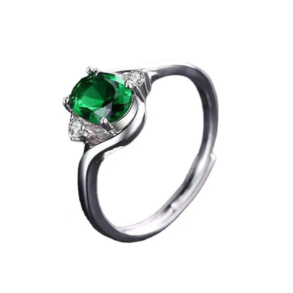 Inele S-afire din sterlina solidă pentru femei, bijuterii de nuntă, cu piatră prețioasă de tanzanit albastru, inel reglabil