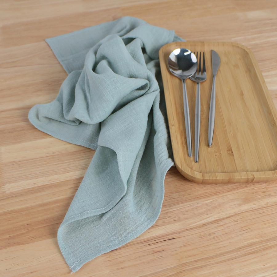 4PCS 45X60CM Large Size Gauze Cotton Napkins,Reusable Kitchen Dining Placemats,Customized Dinner Table Rustic Wedding Decor