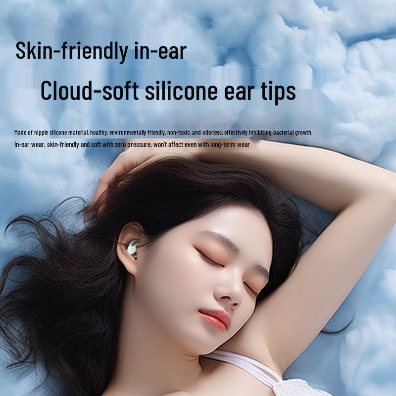 2025 Bluetooth 5.4 In-ear Earbuds: Mini Noise-Cancelling, Long-Wear, Comfortable, Sleep-Friendly TWS.