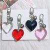 Stylish Heart Pendant Multifuntional Jewelry Fashionable Keychain Accessory Bag Ornament Suitable for Dresses and Tees