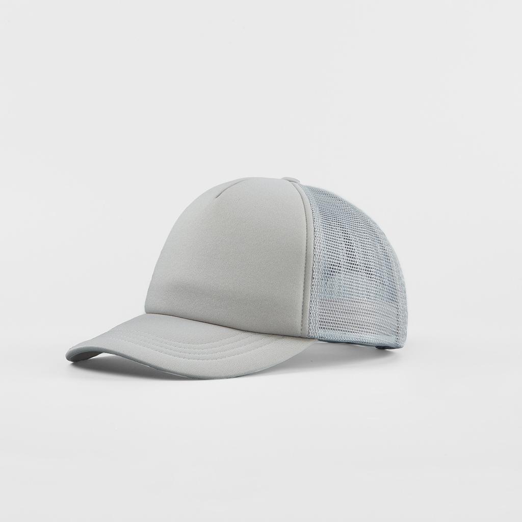 High Quality Custom Puff Printed 5 Panel Mesh Trucker Hats Foam Snap Back Adjustable Cap Striped Fashion Design Unisex