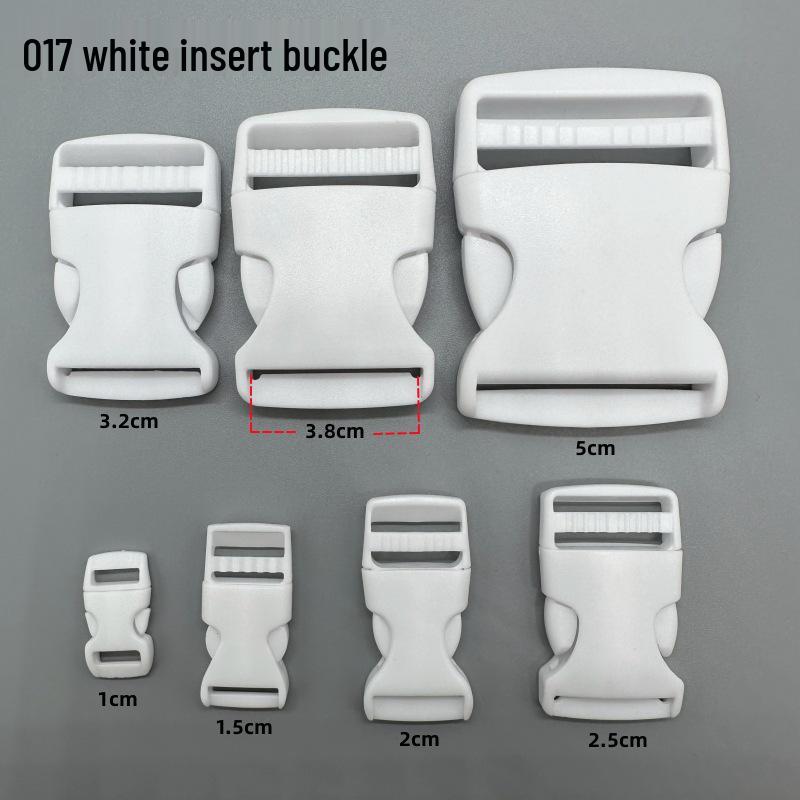 

Регульована пластикова вставна пряжка для рюкзака/поясного мішка (1-5см) Inner Diameter 1.5cm