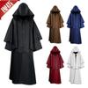 Hooded Medieval Grim Reaper Cloak Costume