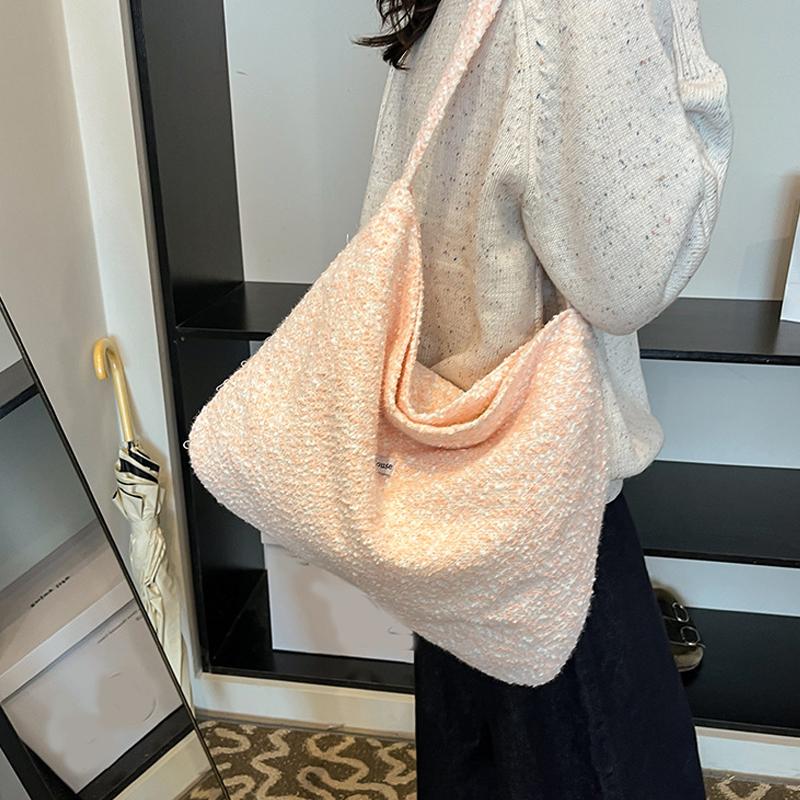 New Fashion Flower Women's Bag Casual Large Capacity Shoulder Crossbody Bag Fresh Tote Travel Bag