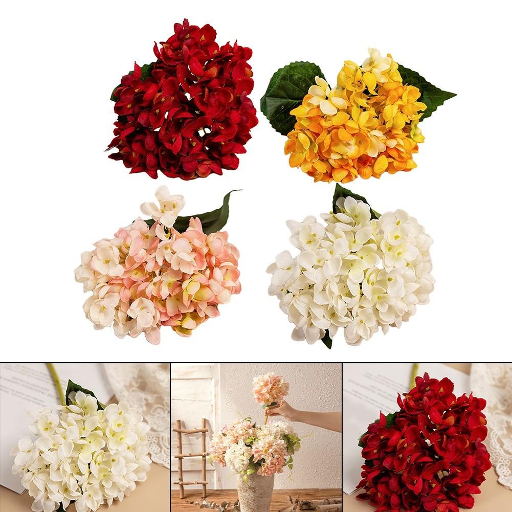 Elegant and Artificial Hydrangea Flower for Home Decoration and Wedding Bouquet