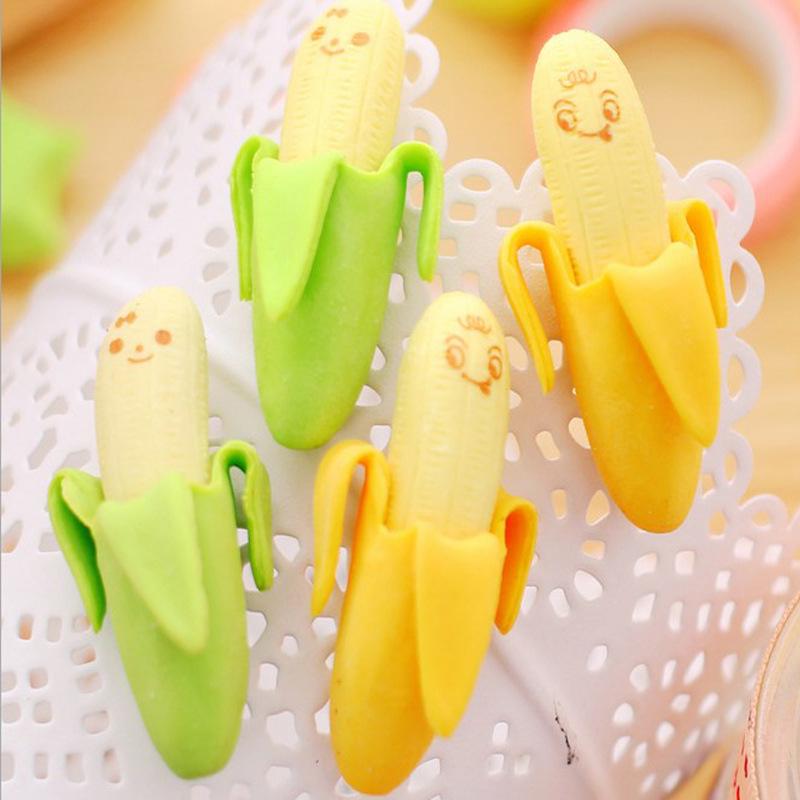 

Cartoon Fruit-Shaped Eraser Set - Cute School Supplies for Children Pack of two