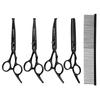 6.0 Inch Baby Head Height Screws 4 Packs, High-End Pet Beauty Scissors Curved And Straight Scissors Set