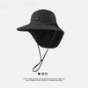 Chapeau Bob Imperméable à Séchage Rapide Unisexe Visière Solaire Chapeau Panama d'Été pour l'Extérieur avec Rabat pour le Cou Maille Respirante