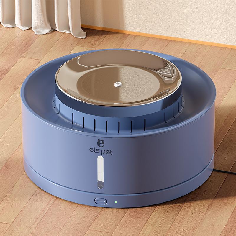 

Новый питомец большой емкости из нержавеющей стали автоматический диспенсер для воды для кошек и собак электрический циркулирующий питьевой фонтанчик 32*32*16cm