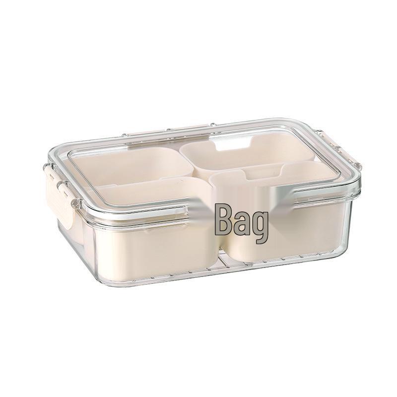 Portable Ice Jelly and Fruit Salad Box with Lid for Camping and Outdoor Use