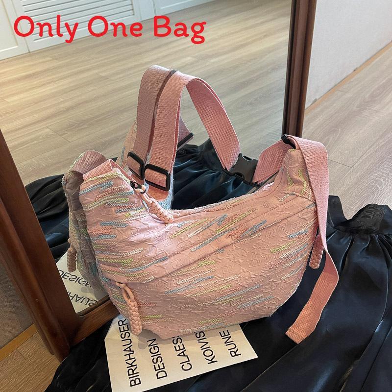 Small Water Dimple Shape Crossbody Purse With Soft Material For Office And Casual
