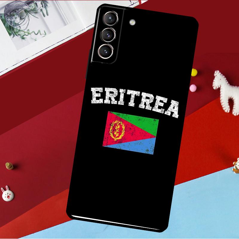 Eritrea Flag Funda For Samsung Galaxy S25 S24 S21 S22 S20 Ultra S9 S10 Plus S23 FE S24 FE Phone Case