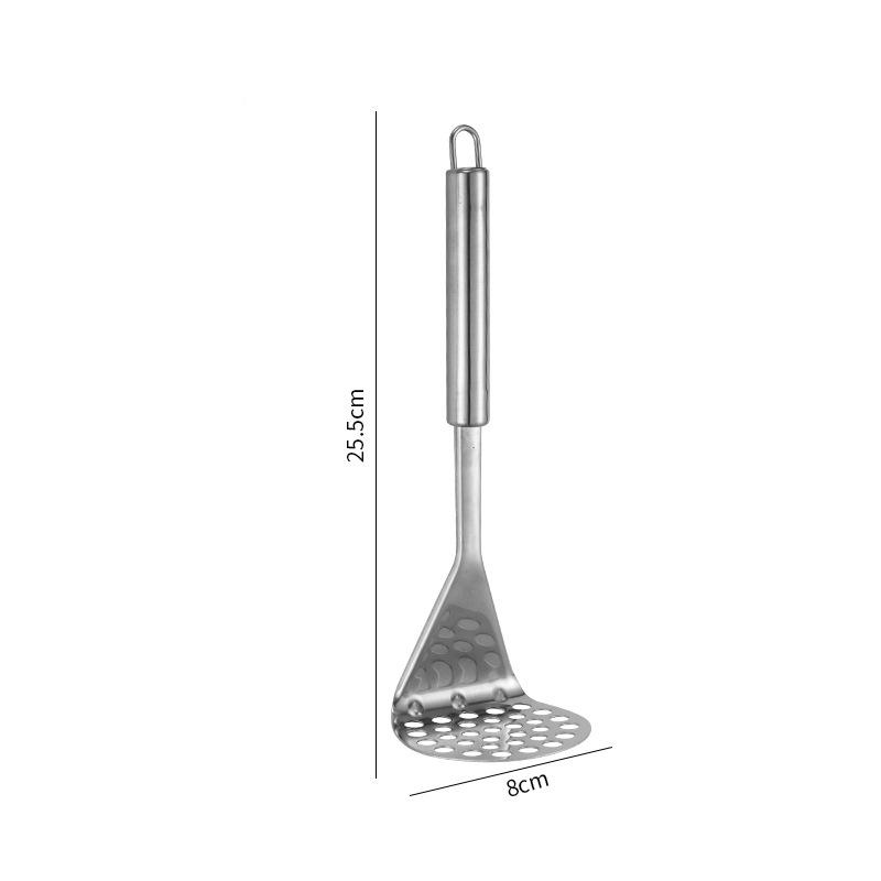 Inicio Triturador de patatas de acero inoxidable Triturador manual de alimentos Prensador de ajo suave Prensador de calabaza Utensilios de cocina Utensilios para el hogar