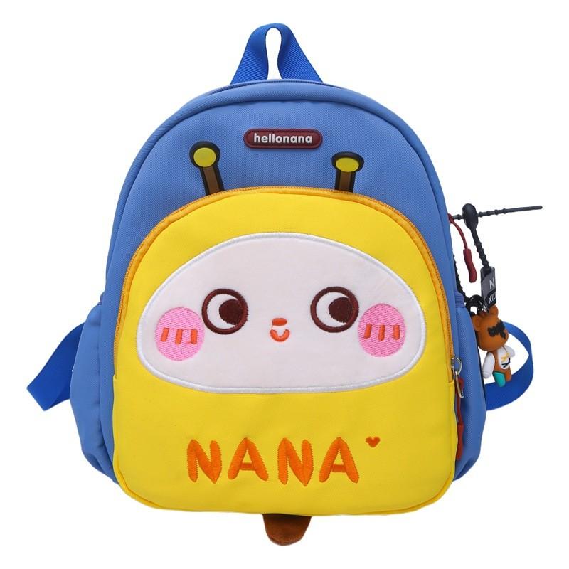 Simple Unisex Summer Backpack With Durable Nylon Material For School Days
