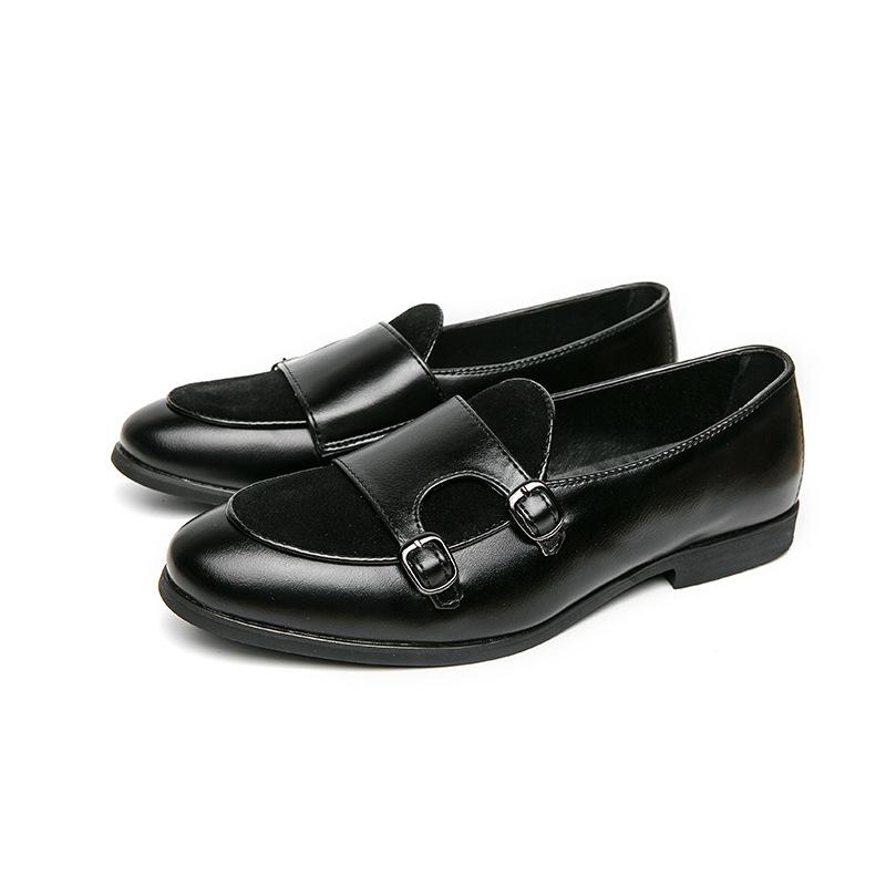 Men's Shoes Large Size New Loafers Fashionable Men's Casual Leather Shoes Trendy British Style Doudou Shoes