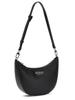 Guess Fedana Mini Top Zip Shredder Shoulder Black Bag, Women's,