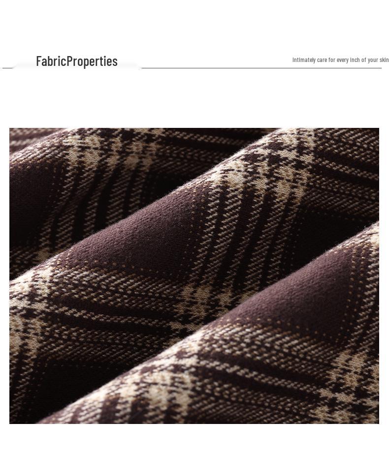 Woolen Plaid A-Line Skirt: Autumn/Winter 2025 High-Waist, Slimming, Hip-Covering Mid-Length for Women