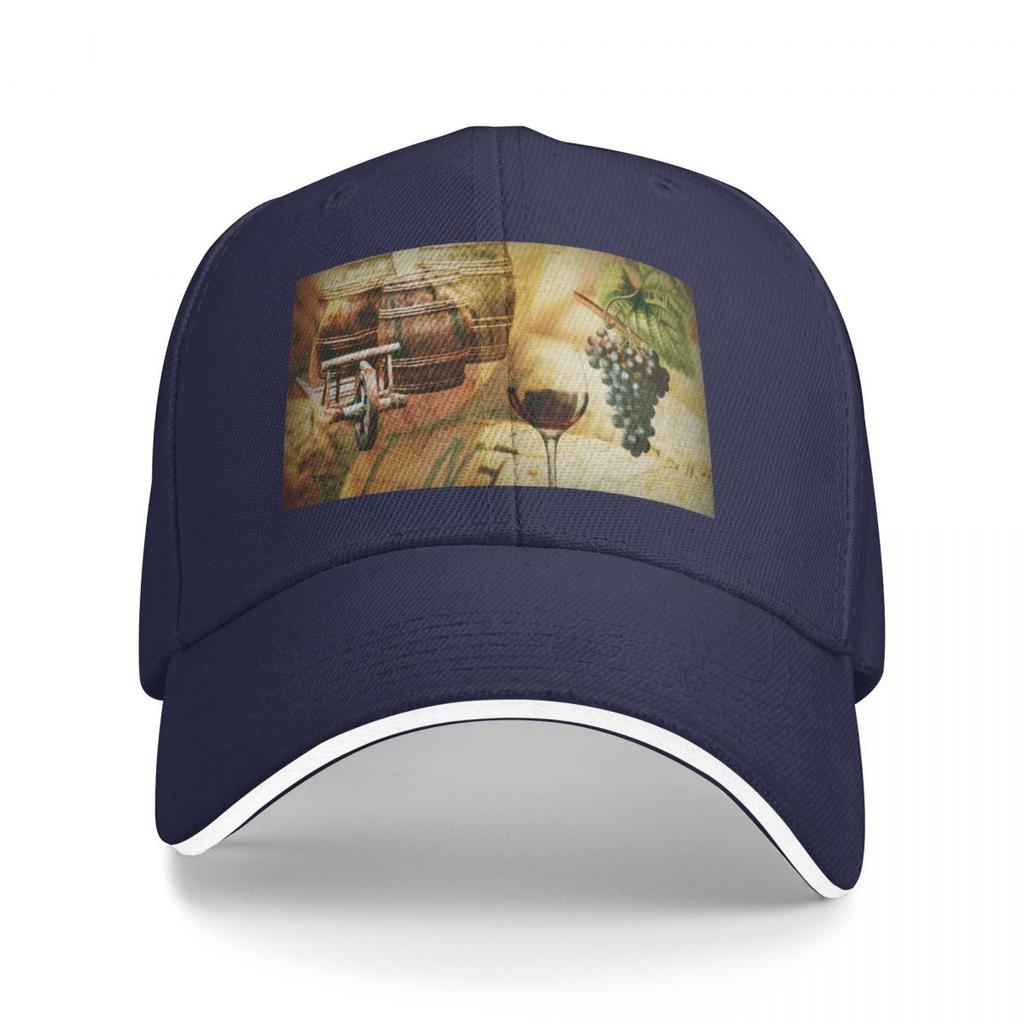 From Grapes To Wine Baseball Cap Beach Outing Custom Hat Boy Womens
