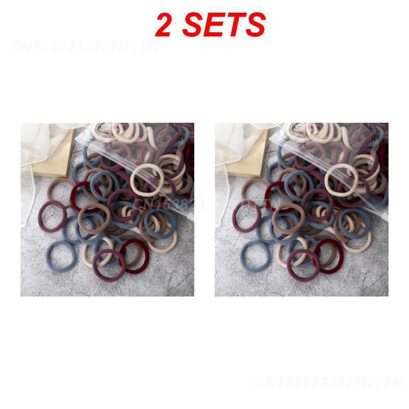1/2/3SETS Hair Ring Easy To Use Fabric Art Hair Rope Firm Elastic Headband Portable General Womens Headband Not Easy To Disperse