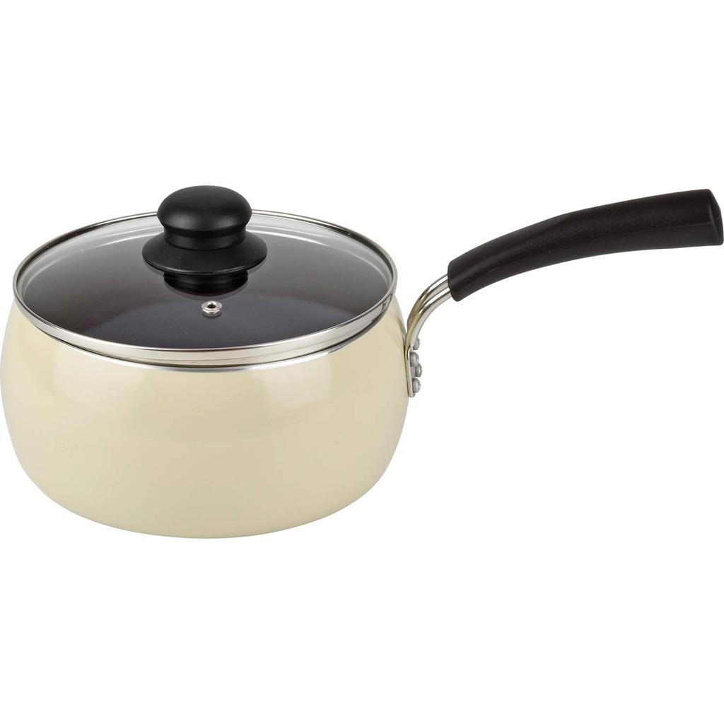 Wahei Freiz 20cm (18cm Diameter) Single-handled Saucepan, Perfect for Noodles Boil-free and Easy To Cook. Suitable for Induction and Gas Stoves.