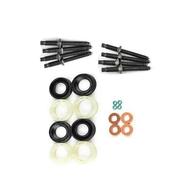 1982A0 Fuel Injector Seal Washer O-Ring Kit For 1.6 HDI Peugeot 207 307 407 Partner Citroen C2 C3 198185 1378433 1314368 198299