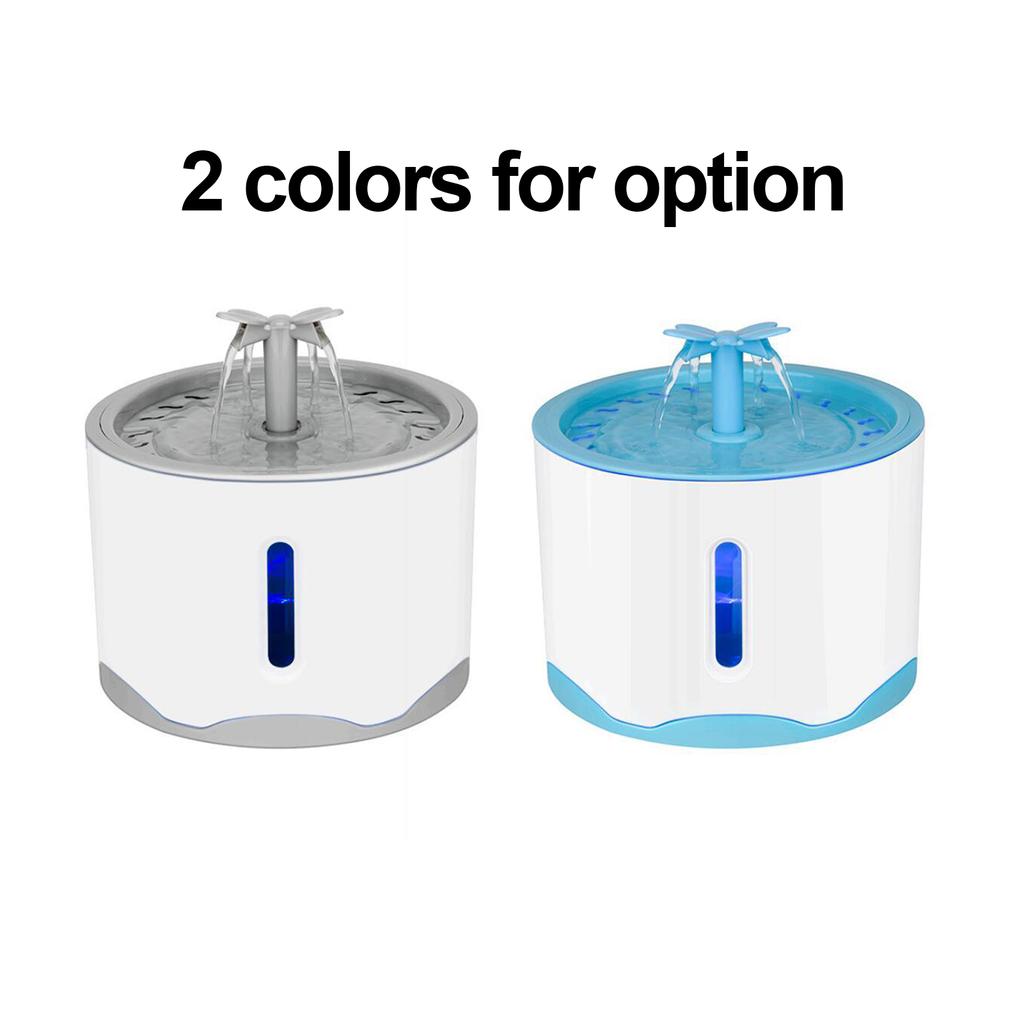 2021 New 2.6L Cat Drinking Fountain Electric Water Dispenser Circulating Filtration   Feeder Bowl for Pets Cats