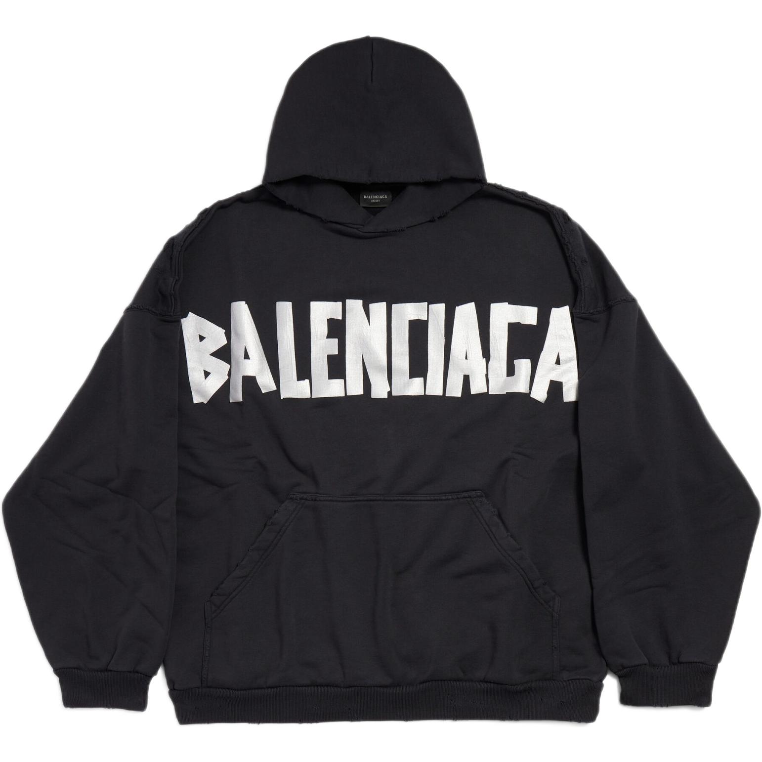Balenciaga Sweatshirt, Regular Fit Unisex Black
