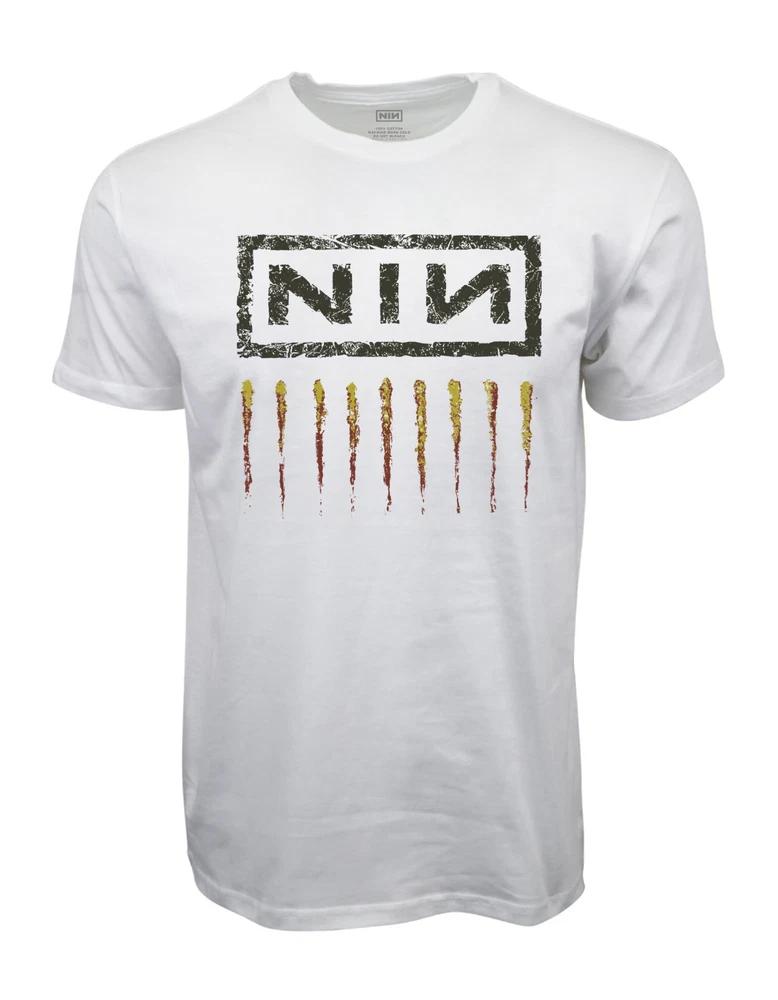 Nine Inch Nails Graphic T Shirt White S