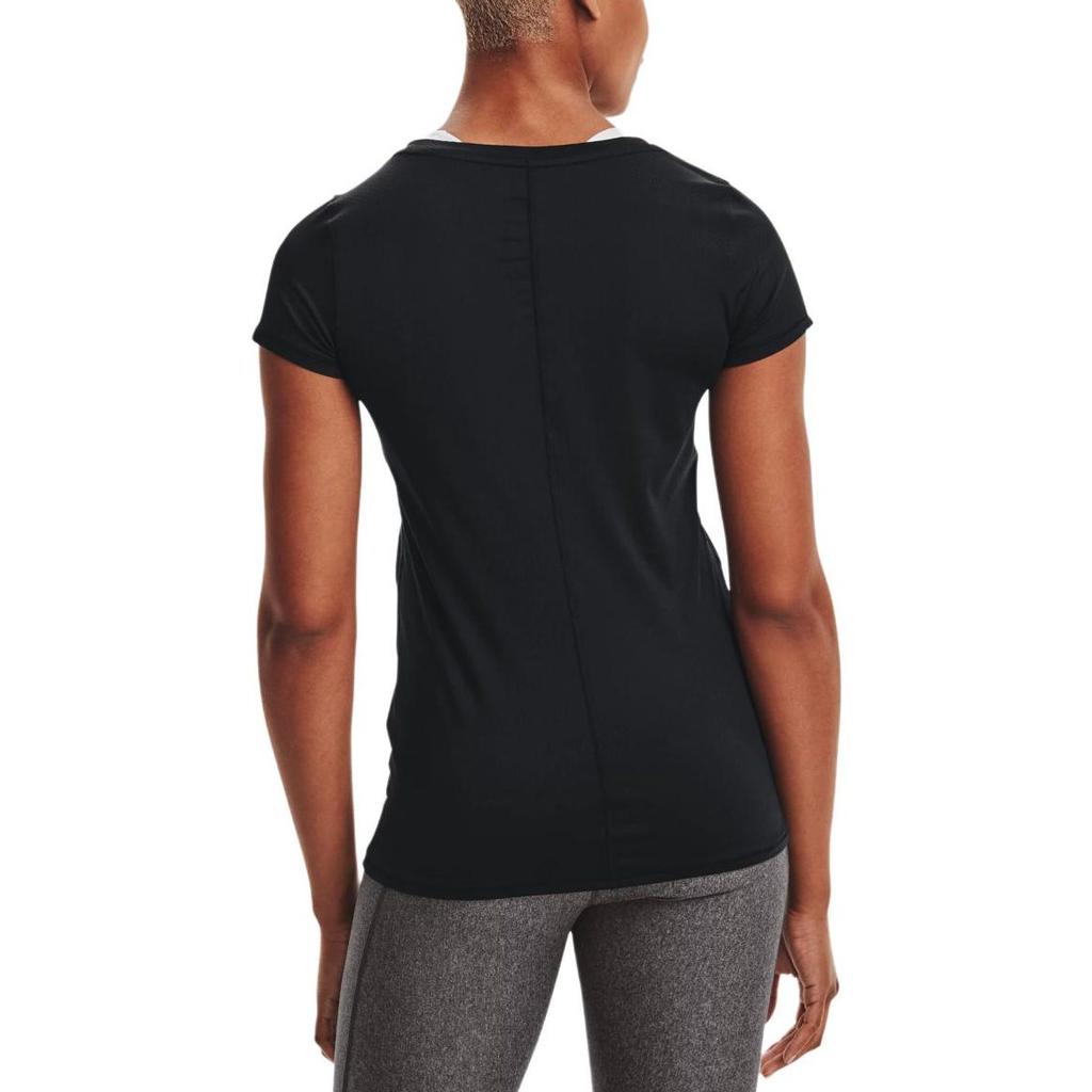 Under Armour Set In Sleeve T Shirt Women's Black 1328964-001