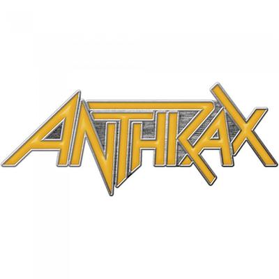 Anthrax Enamel Infill Logo Badge