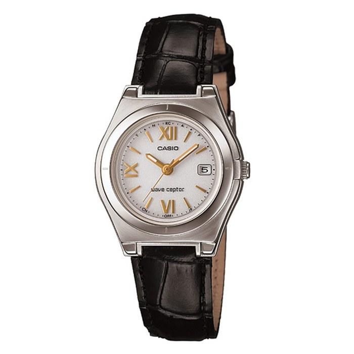 Casio Wave Ceptor LWQ-10LJ-1A1JF Solar Analog Watch, Black, Women s