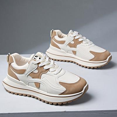 Plateau-Sneakers Damenmode Sport-Laufschuhe Outdoor-Fitness Klobiger Sneaker Neue Freizeitschuhe Dicke Sohle Absatzschuh