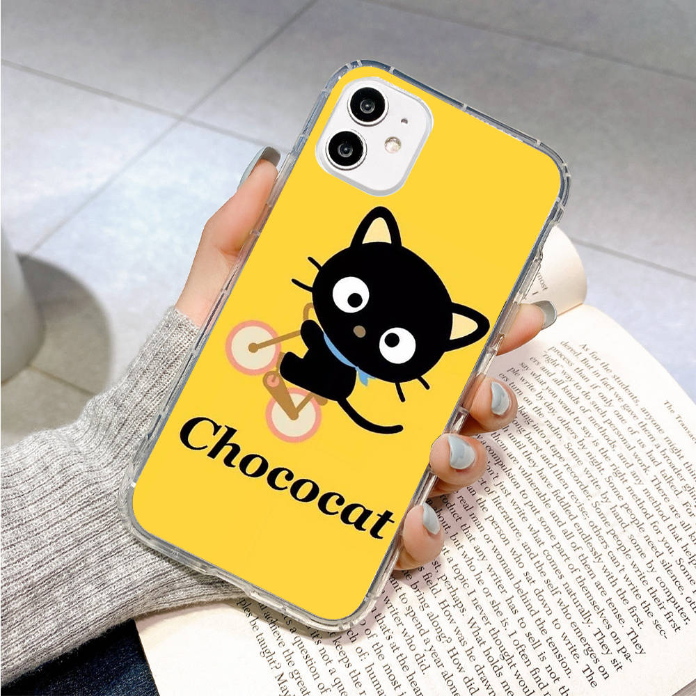 

Чехол для Samsung A04 A14 A23 A34 A54 M23 M33 M52 M53 Realme 10 9 C30S C35 C55 VIVO Y02S Y21 Y51 X80 Pro Прозрачный чехол LI21 Chococat Cat Infinix Hot 30i NFC верблюд