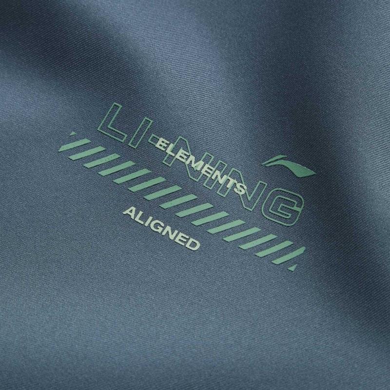 Li Ning Comfortable Fashion Hooded Solid Jacket Men Jackets Gray Blue AFDU827-3