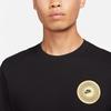 Nike T Shirts Men's Black Crew Neck Moderate Straight Fit FB9773-010