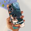 For Cover Oppo A58 4G CPH2577 Case Love Heart Butterfly Cover Shell For Oppo A78 5G 4G CPH2565 Soft Clear TPU Bumper Etui