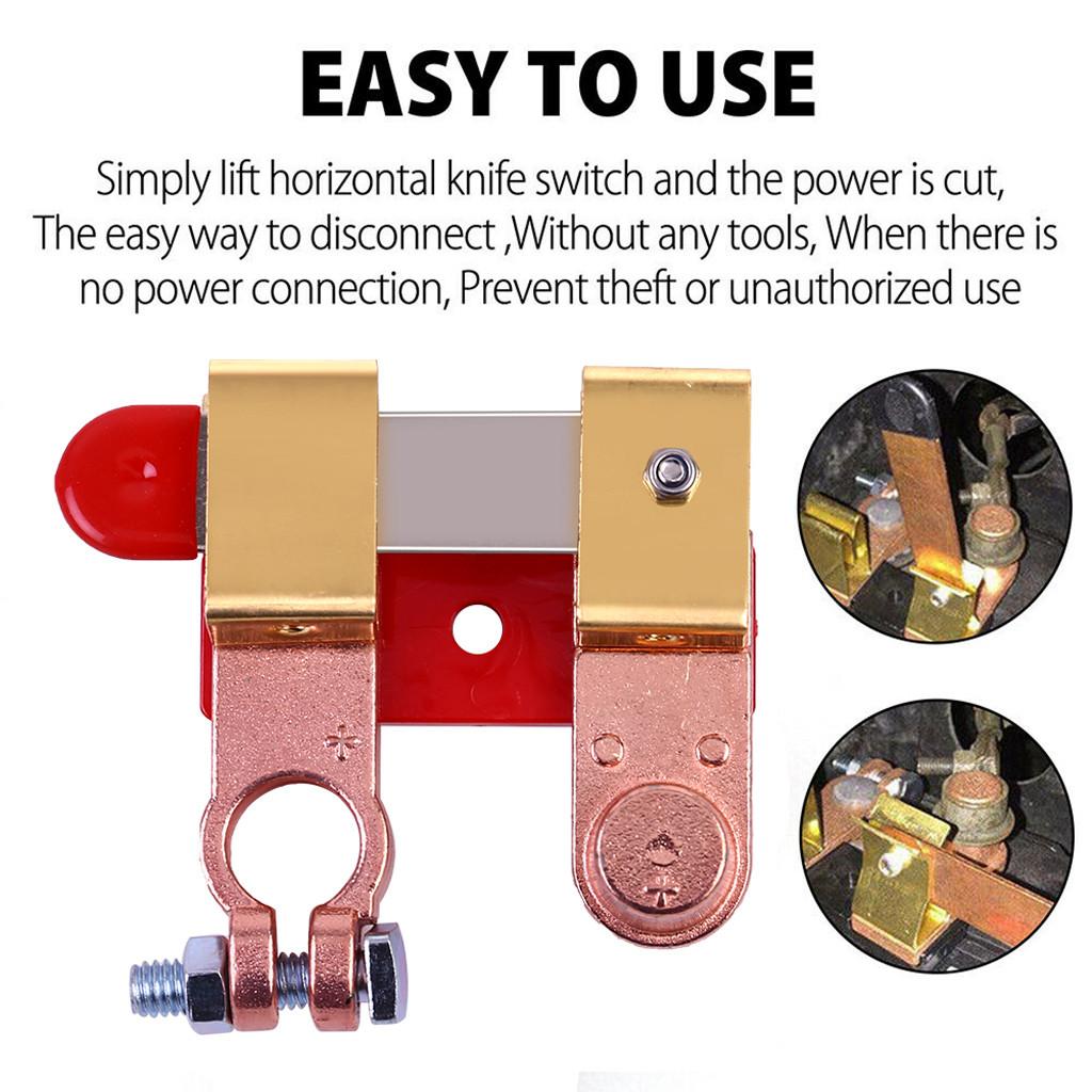 12V / 24V Battery Disconnect Isolator Power Cut Off for Marine Car RV ATV