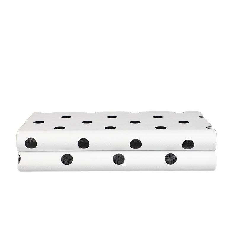 Black and White Polka Dots Decorative Box Leather Jewelry Boxes Dresser Table Desk Decoration Exquisite Jewelry Storage Jar