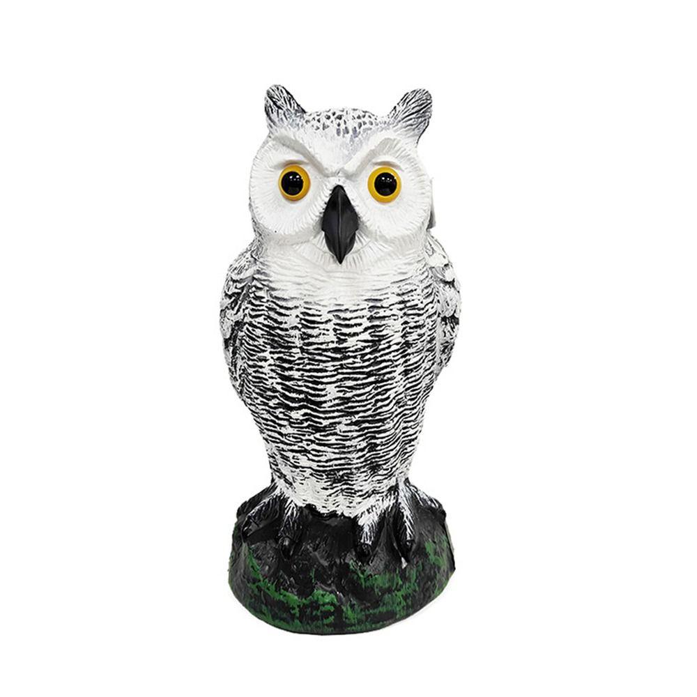 Sunscreen Owl Bird Deterrent Shaking Head Garden Decorations Flying Birds Simulation Owl Lawn