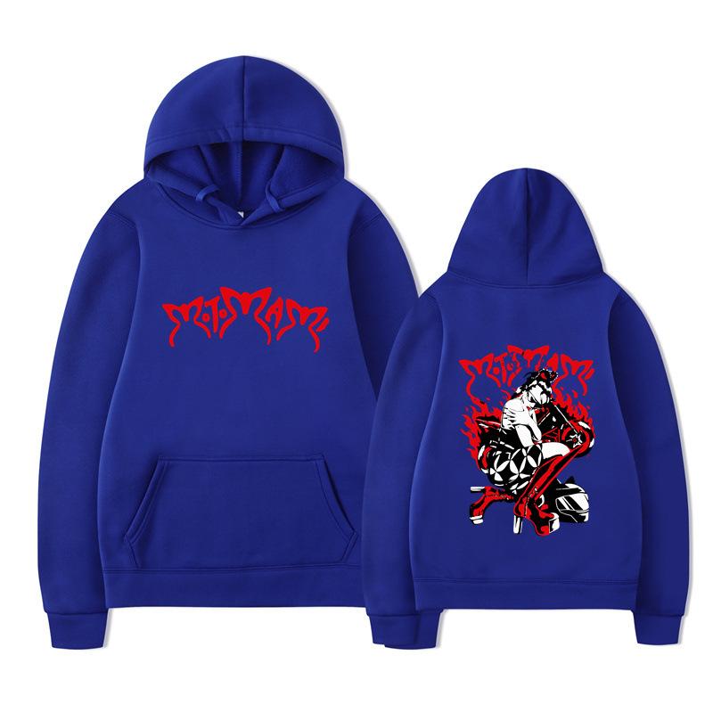 Motomami Black Hoodie Rosalia Graphic Sweatshirt Men Long Sleeve Sweatshirts Women Streetwear Pullovers Sudaderas