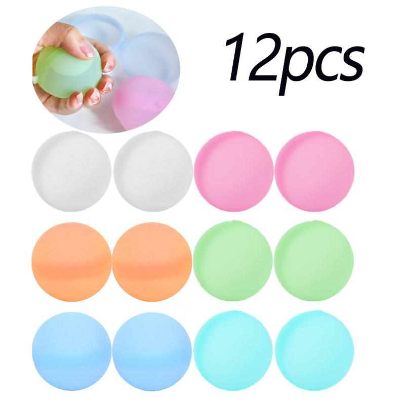 New Reusable Water Balloons Refillable Water Balloon Quick Fill Self Sealing Water Bomb Splash Balls for Kids Swimming Pool