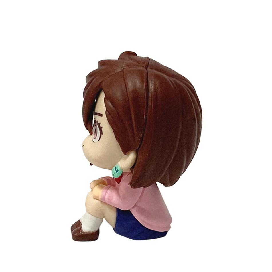 Couple Set: Big-Head Chibi Ayase Momo / Okarun - Anime Merchandise from Dandadan | Articulated Figure Model Toy, Gift