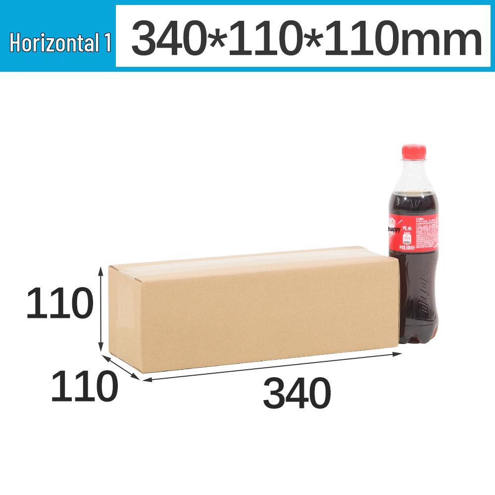 Durable Rectangular Corrugated Cardboard Box for Packing Water Cups & Extended Umbrellas