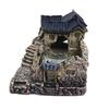 Chinese Fishtanks Decoration Figurine Shelter Cave Landscape Antique Buildings Statue Fish Shrimp Landscape Hideouts