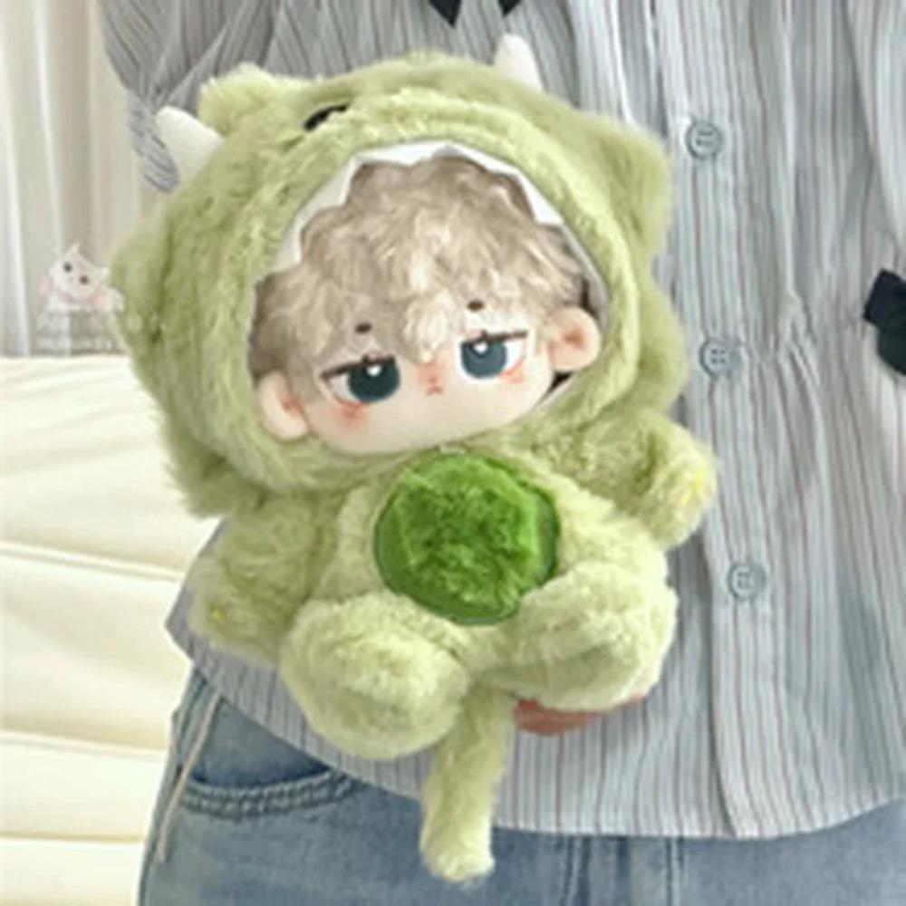 20cm Baby Clothes Little Fox Rabbit Cute Animal Plush Baby Clothes Jumpsuits Sunny Day Doll Clothes Just Clothes Not Dolls