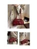 Korean Style Women's 2025 Retro Pillow Shoulder Bag